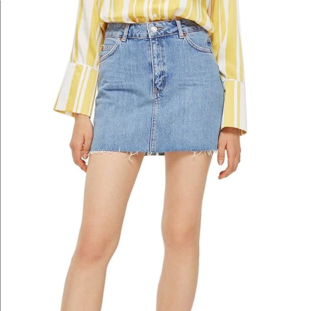 Top shop Denim Mini Skirt